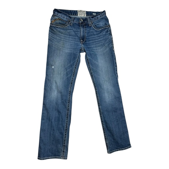 Ariat M4 Preston Relaxed Fit Bootcut Jeans Men's 31 x 34 Western Cowboy Rodeo - Picture 2 of 16